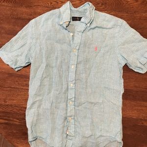 Short Sleeve Polo Button Down
